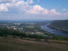 Overlooking Montgomery from Cemetary Hill